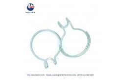 China 200N FTTH CMR ISO 9001 Fiber Drop Wire Clamp , Vertical Cable Management Rings supplier