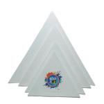 Triangle Shaped Blank Stretched Canvas 280G Cotton Stretched Artist Canvas For Painting for sale