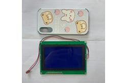 China Stn Blue 240X128dot Graphic LCD Display Monochrome Negative LCD Module supplier
