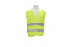 China 100% Polyester 180GSM Lattice High Visibility Workwear Fluorescent Safety Vest supplier