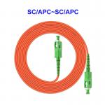 OS2 Multimode Fiber Optic Cable 1 Core SC APC SC APC For Communication for sale