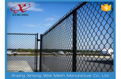 China Multi Function Diamond Wire Netting , Chain Link Mesh Fence Twist / Knuckle supplier