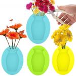 Reusable Sticky Silicone Window Vase Nontoxic Multiscene Durable for sale