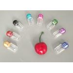 Green 2ml Mini Plastic Bottle With Metal Cap Bullet Shell for sale