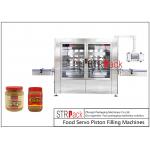 Peanut Butter Bottle Inline Volumetric Piston Filling Machine 0.6Mpa for sale