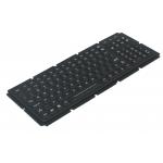 119 keys silicone rubber OEM industrial keyboard with numeric military computer