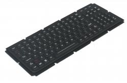 China 119 keys silicone rubber OEM industrial keyboard with numeric military computer supplier