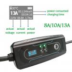 Type2 8-16A 1P Portable Electric Vehicle Charger UK 3 PINS Outlet for sale