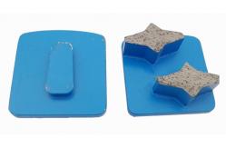 China Redi Lock Quick Change Grinder Plate Diamond Floor Pads Abrasive Grinding Tools supplier
