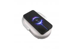 China Custom Logo Fast Speed Wireless Charger With Speaker / LED Light supplier