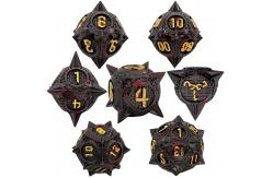 China Bloodstarial Meteor Metal Dice Set D8 RPG Dragon And Dungeon supplier