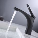 Brass Modern Single Hole Single Handle Basin Mixer in Chrome Matte Black Gold Grey for sale