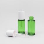 30ml Transparent Green Cosmetic Dropper Bottles For Essential Oils for sale