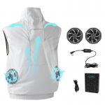 Indoor Fan Cooling Vest 5V USB Air Conditioned Clothes Quick Dry for sale