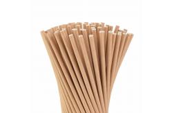 China Dye Free Kraft Paper Straws Biodegradable Eco Friendly Paper Drinking Straws supplier