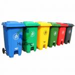 Good Quality 240L foot pedal plastic garbage trash bin plastic recycle rubbish bin