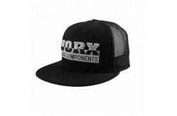 China Plain Sport Embroidered Flat Brim Snapback Hats 100% Polyester Material 56-60cm supplier