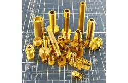 China Precision CNC Machined Brass Parts with ±0.01mm Tolerance and Customizable Weight supplier