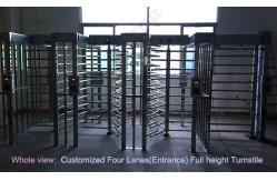 China Philippines Stadium Full Height Turnstile /  biometric access control barrier gate in outdoor supplier