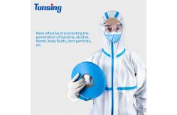 China 20mm Width Blue Waterproof EVA Heat Seam Sealing Tape For Protective Clothing supplier