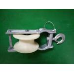 Angled Cross Arm Mounted Hook Style Conductor Stringing Blocks