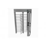 Single Lane Arc Frame Full Height Turnstile , Pedestrian Barrier Gate Bi - Directional