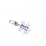 2mm Thickness Transparent Acrylic Keychain Metal Ring Customized Design Acrylic Letter Keychain