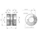 Bellow Coupling 1000Nm ±2mm Engine Drive Shaft