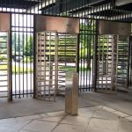 Controlled Access Full Height Security Turnstiles Ac220v 650mm Passage Width for sale