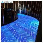 Party Event Indoor Outdoor Led Dance Floor Screen 500*1000mm Cabinets Full Color for sale