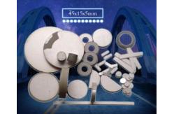 China Ring / Round / Rectangle Shape P4 P8 Material Piezo Ceramics Piezo Electric Ceramic supplier