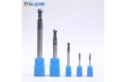 China CNC Carbide Ball Nose End Mill HRC50 For Spheroidal Graphite supplier