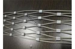 China Flexible Stainless Steel Ferrule Rope Mesh For Safety Zoo Mesh supplier