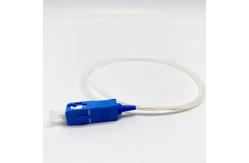 China White SC UPC G657A1 Pigtail For Fiber Optic Cable supplier