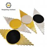 Plastic Hardware Decorative Buttons for Sofas Upholstered Furniture & Bedheads Gold and Silver Two-Tone Decorative Accessories for sale