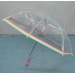 AZO Free Auto Open 100cm Transparent POE Umbrella for sale