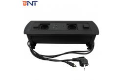 China 3Mm Panel  Thickness electric  Black  Desk Pop Up Multimedia Socket supplier