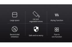China New Design Multifunction Uv Sterilizer Knife Block With Sharpener supplier