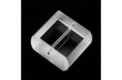China Temperature Custom Coated Clear Quartz Glass Part for Industrial supplier