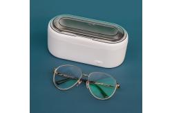 China White Glasses Household Ultrasonic Cleaner 40kHz ABS Housing With Digital Timer supplier