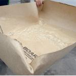 36.6m Length Cardboard Waterproof Flooring Sheets for sale