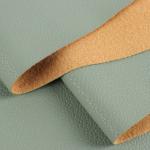 Eco-friendly lychee pattern half PU leather Custom Size Eco Friendly Shoe Materials Recyclable Biodegradable for sale