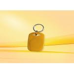 Mini Yellow Proximity Card Plastic 125khz rfid tag / Keyfobs For Access Control for sale