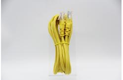 China UTP 26AWG Copper Cat5E Ethernet Patch Cable Round Wire Shape supplier