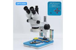 China 9 LCD Digital Zoom Stereo Optical Microscope supplier