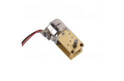 China Multiple Gear Ratio Double Stacked 15mm Stepper Motor With Worm Gearbox supplier