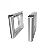 Pedestrian Security Swing Turnstile Gate Face Recognition Thermal Access Control Channel for sale