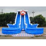 Backyard Dry and Wet Slides With Silk - Screen Printing  / Inflatable Pool Slide