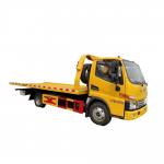 Factory Best Selling JAC  V5 Wrecker Truck Single Row of Three Seats Small Mini  Light Duty Flatbed Platform Tow Wrecker Truck for sale