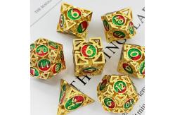China Arrow Hollow Metal Dice Suit Multi -Faceted DND Dungeon And Dragon supplier